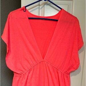 Coral colored, Faded Glory swimsuit cover-up